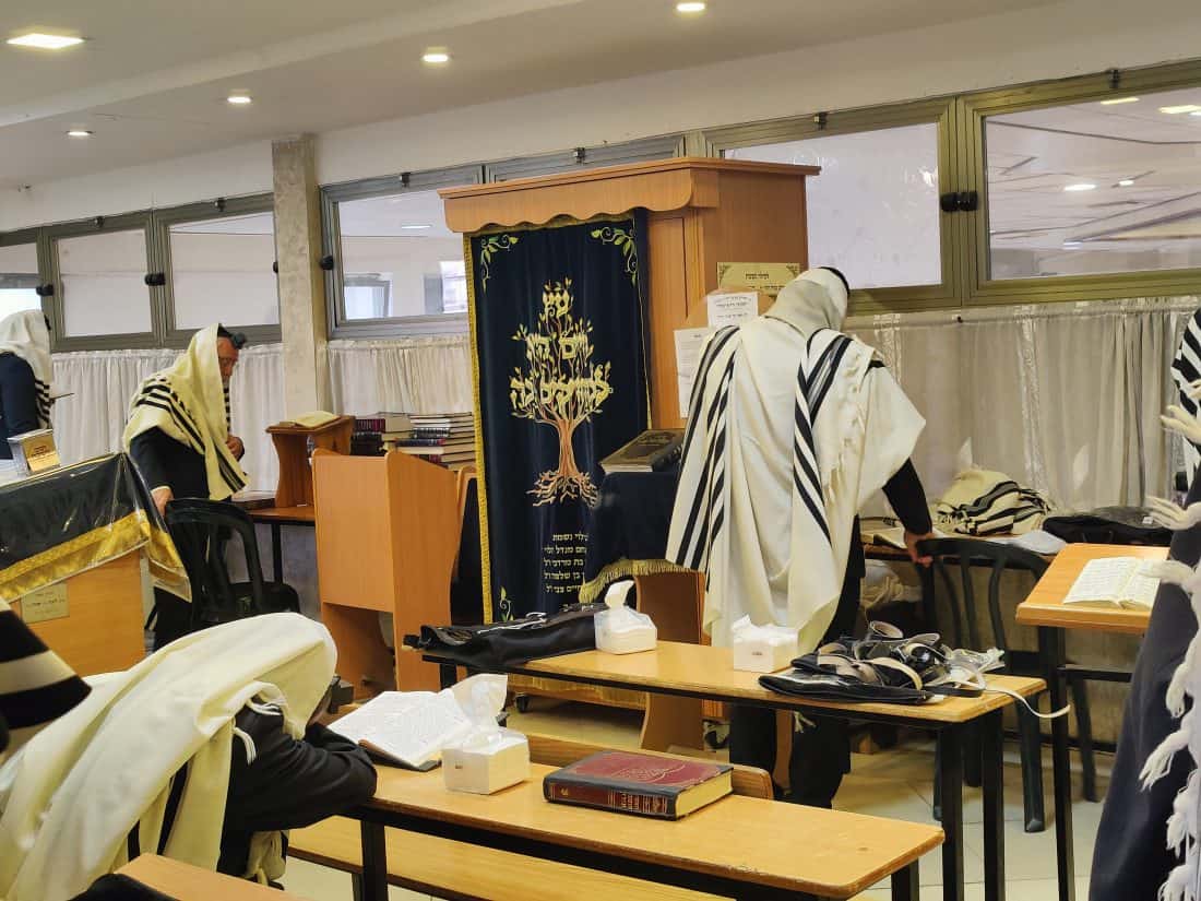 Saying Selichos at Chanichei